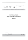 NSSA 2014: 8th Grade Teachers of the Mathematics Study, 2014