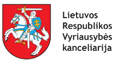 Lietuvos Respublikos Vyriausybės kanceliarija = Office of the Government of the Republic of Lithuania logo