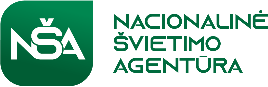 Nacionalinė švietimo agentūra = National Agency for Education logo